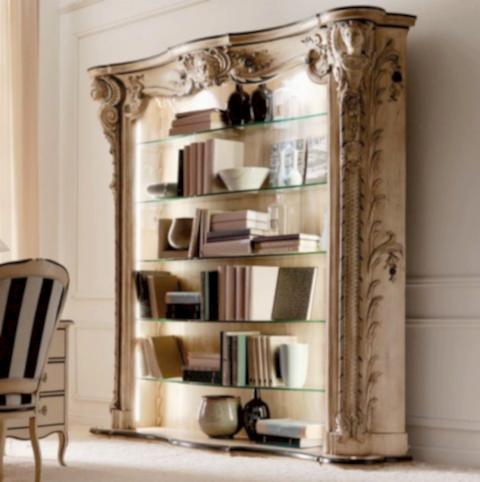 Büyük TÜRK Oymalı Tasarımcı Kitaplık