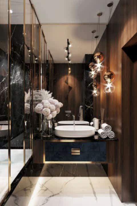 CRICKET GOLD CERÇEVELİ KADİFE ÇEKMECELİ MODERN BANYO DOLABI